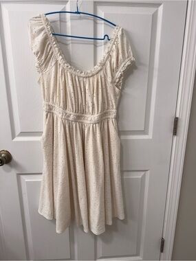 White Eyelet Summer Dress